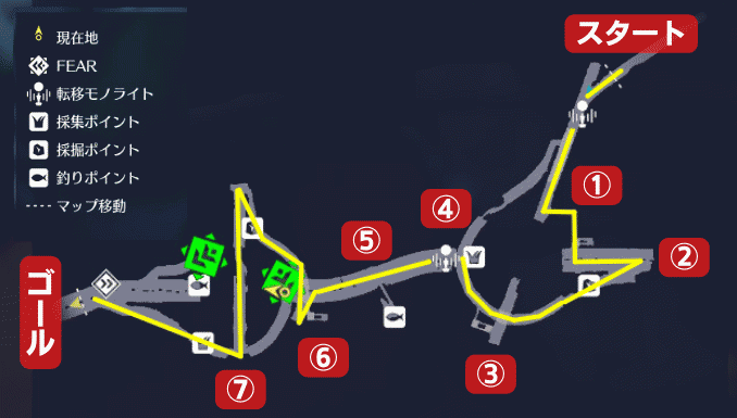 パンサラッサ・ジャンクションのマップ