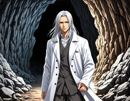 洞窟にいるギガさん