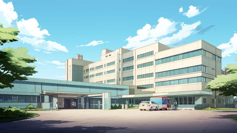 病院_風景_建物