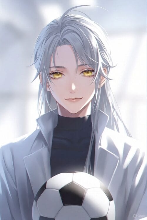 サッカーボールとギガさん